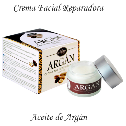 Crema Facial Reparadora con Aceite de Argán
