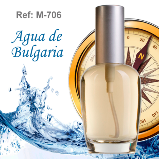 M-706 Agua de Bulgaria Perfume Masculino Aromático Acuático