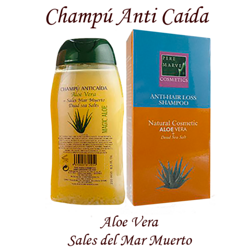 Champú Anticaída con Aloe Vera y Sales del Mar Muerto 250 ml